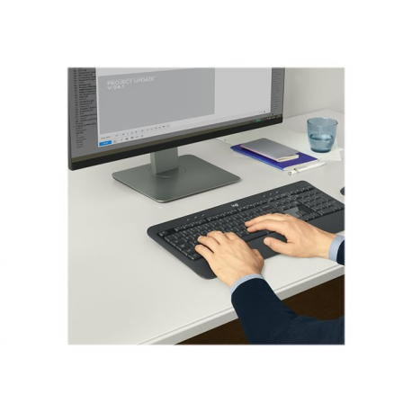 Logitech MK540 Advanced - Keyboard and mouse set - wireless - 2.4 GHz - French - 4