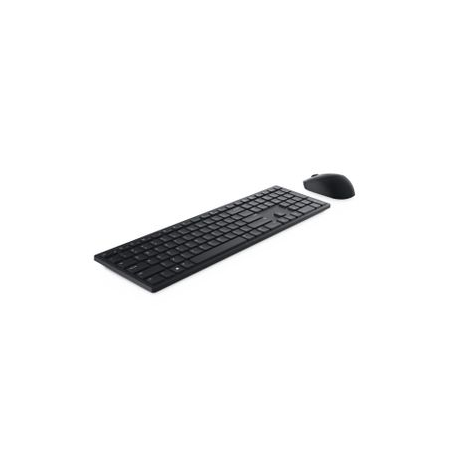 Dell Pro KM5221W - Retail Box - keyboard and mouse set - wireless - 2.4 GHz - QWERTY - US International - black - 5