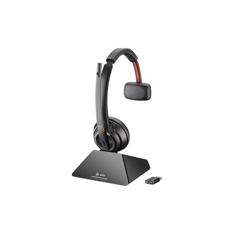 Poly Savi 8210 UC - Microsoft - headset - on-ear - DECT 6.0 - wireless - 0