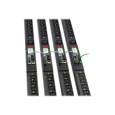 APC Rack PDU 9000 Switched APDU9959NA3 - Power distribution unit (rack-mountable) - AC 200 / 208 V - 3.3 kW - 3300 VA - Ethernet 10 / 100 / 1000 - input: NEMA L6-20 - output connectors: 24 (21 x IEC 60320 C13 / C15, 3 x IEC 60320 C19 / C21) - 0U - 3 m - black - for P / N: SMX1000C, SMX750C, SMX750CNC - 6