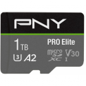 PNY PRO Elite - Flash memory card - 1 TB - A2 / Video Class V30 / UHS-I U3 / Class10 - microSDXC UHS-I