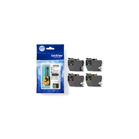 Brother LC421XL - 4-pack - XL - black, yellow, cyan, magenta - original - ink cartridge - 2