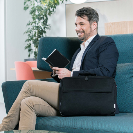 DICOTA BASE XX Clamshell - Notebook carrying case - 13" - 14.1" - black - 4