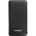 Intenso XS20000 - Power bank - 20000 mAh - 3.1 A - 2 output connectors (USB, USB-C) - black
