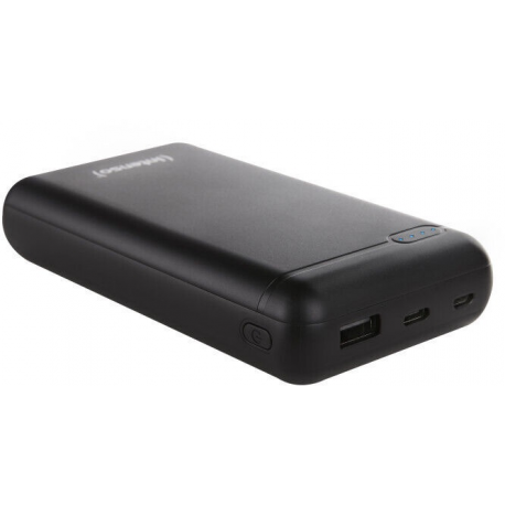 Intenso XS20000 - Power bank - 20000 mAh - 3.1 A - 2 output connectors (USB, USB-C) - black - 2