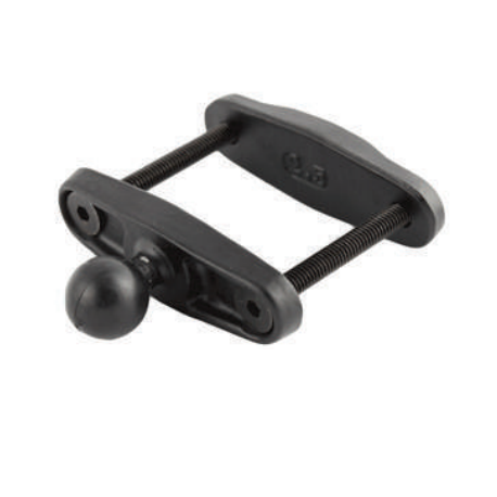 RAM - Mounting component (square rail clamp base, forklift rail) - for data collection terminal - for Zebra MC3300, MC3300-G, MC3330R, MC3390R - 0