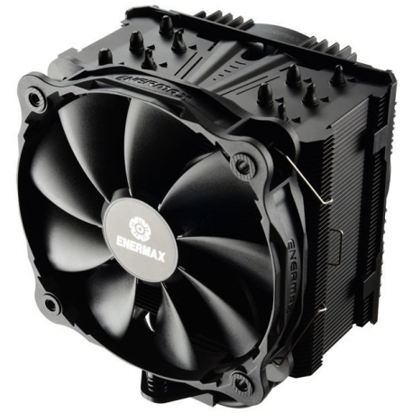 Enermax ETS-T50 AXE - Silent Edition - processor cooler - (for: LGA775, LGA1156, AM2, AM2+, LGA1366, AM3, LGA1155, AM3+, FM1, FM2, LGA1150, FM2+, LGA1151, LGA2011-3 (Square ILM), AM4, LGA2066) - aluminium and copper - 140 mm - black - 1