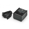 Zebra 1-Slot Battery Charger - Printer battery charging cradle - output connectors: 1 - United Kingdom - for ZQ300 Series