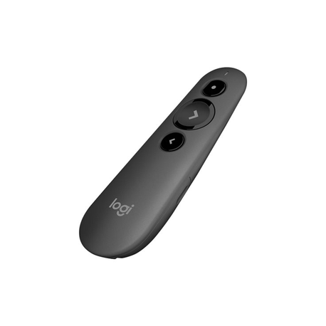 Logitech R500s - Presentation remote control - 3 buttons - mid grey - 0
