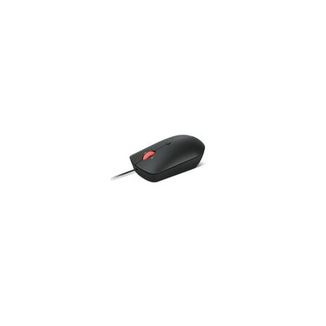 Lenovo ThinkPad Compact - Mouse - right and left-handed - optical - 4 buttons - wired - USB, USB-C - raven black - OEM - for IdeaPad Duet 3 11Q727; K14 Gen 1; ThinkBook 14 G4+ IAP; ThinkPad X1 Carbon Gen 10 - 0