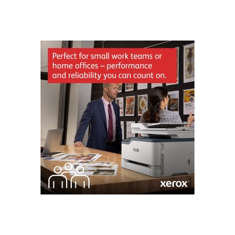 Xerox C235 - Multifunction printer - colour - laser - Legal (216 x 356 mm) (original) - A4 / Legal (media) - up to 22 ppm (printing) - 250 sheets - 33.6 Kbps - USB 2.0, LAN, Wi-Fi(n), USB 2.0 host - 11