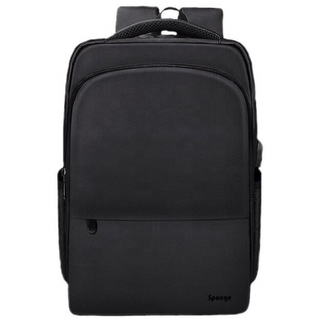 SPONGE MiniMu All Black Backpack 15.4inch Black - 0