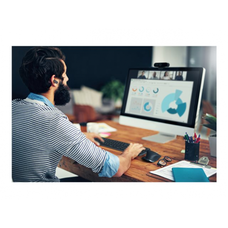 Logitech Zone True Wireless - True wireless earphones with mic - in-ear - Bluetooth - active noise cancelling - graphite - 6