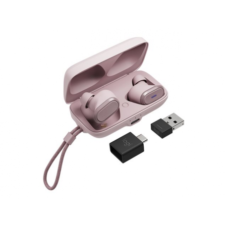 Logitech Zone True Wireless - True wireless earphones with mic - in-ear - Bluetooth - active noise cancelling - rose - 5