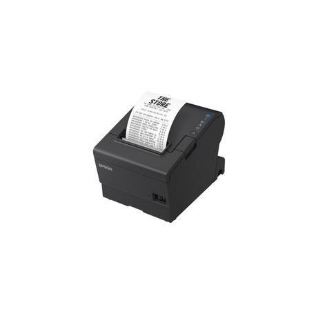 Epson TM T88VII (112) - Receipt printer - thermal line - Roll (7.95 cm) - 180 x 180 dpi - up to 500 mm / sec - USB 2.0, LAN, serial, USB 2.0 host - cutter - black - 3