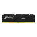 Kingston FURY Beast - DDR5 - module - 16 GB - DIMM 288-pin - 5600 MHz / PC5-44800 - CL40 - 1.25 V - unbuffered - on-die ECC - black