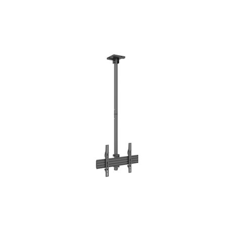Multibrackets M Pro MBC1U - Mounting kit (ceiling mount) - for LCD display - aluminium, steel - black - screen size: 40"-65" - ceiling mountable - 0