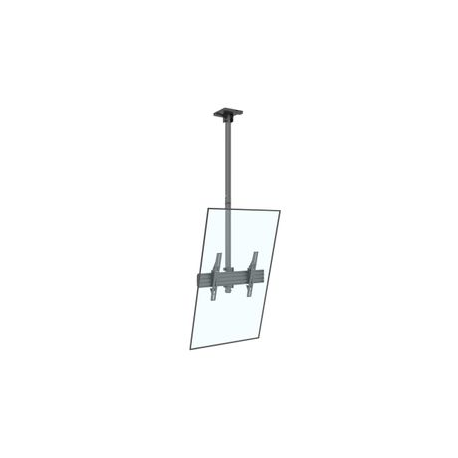 Multibrackets M Pro MBC1U - Mounting kit (ceiling mount) - for LCD display - aluminium, steel - black - screen size: 40"-65" - ceiling mountable - 15