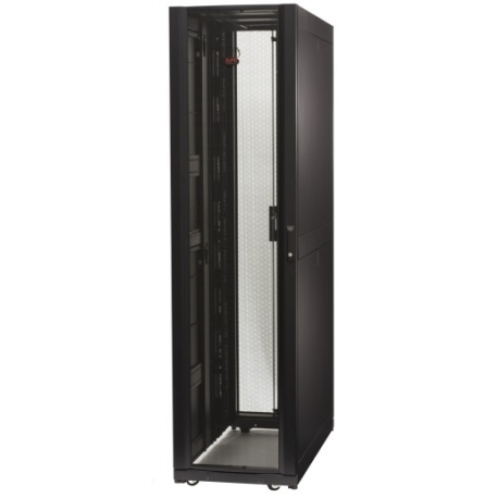 APC NetShelter SX3K Enclosure with Sides - Rack cabinet - black - 42U - 19" - for P / N: SURT48RMXLBP - 0