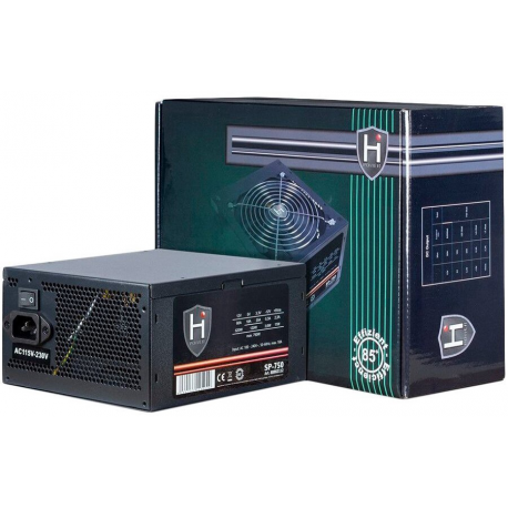HiPower SP-750 - Power supply (internal) - ATX12V 2.4 - AC 100/240 V - 750 Watt - active PFC - 0