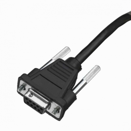 Honeywell - Serial cable - DB-9 (M) to DB-9 (M) - 3.3 m - coiled - black - 0