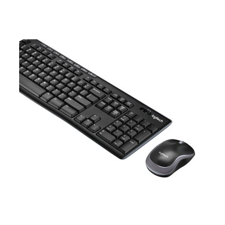 Logitech MK270 Wireless Combo - Keyboard and mouse set - wireless - 2.4 GHz - US International - 3