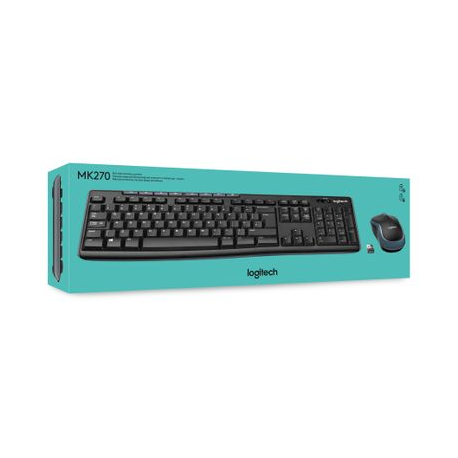 Logitech MK270 Wireless Combo - Keyboard and mouse set - wireless - 2.4 GHz - US International - 6