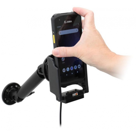 Brodit - Car charging holder - 2.7 A - black - for Zebra TC26 - 1