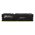 Kingston FURY Beast - DDR5 - module - 16 GB - DIMM 288-pin - 5200 MHz / PC5-41600 - CL40 - 1.25 V - unbuffered - on-die ECC