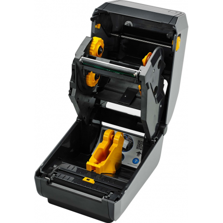 Zebra ZD621t - Label printer - thermal transfer - Roll (11.8 cm) - 300 dpi - up to 152 mm / sec - USB 2.0, LAN, serial, USB host, NFC, Bluetooth LE - grey - 3