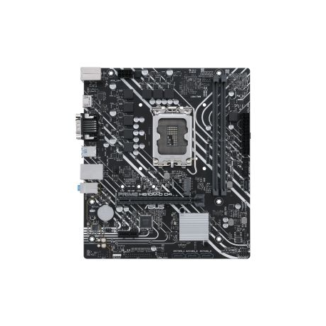 ASUS PRIME H610M-D D4 - Motherboard - micro ATX - LGA1700 Socket - H610 Chipset - USB 3.2 Gen 1 - Gigabit LAN - onboard graphics (CPU required) - HD Audio (8-channel) - 0