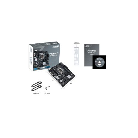 ASUS PRIME H610M-D D4 - Motherboard - micro ATX - LGA1700 Socket - H610 Chipset - USB 3.2 Gen 1 - Gigabit LAN - onboard graphics (CPU required) - HD Audio (8-channel) - 6