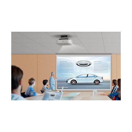 Epson EB-PU1008W - 3LCD projector - 8500 lumens (white) - 8500 lumens (colour) - WUXGA (1920 x 1200) - 16:10 - 1080p - LAN - white - 8