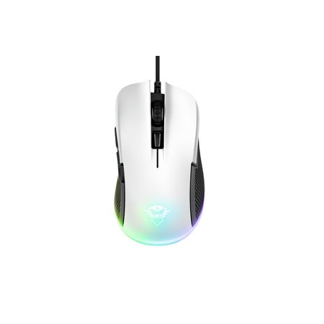 Trust Gaming GXT 922W YBAR - Mouse - right-handed - optical - 6 buttons - wired - USB 2.0 - white - 5