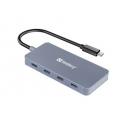 Sandberg - Hub - 4 x USB-C - desktop