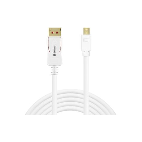 Sandberg - DisplayPort cable - DisplayPort (M) to Mini DisplayPort (M) - DisplayPort 1.4 - 2 m - 8K support - 0