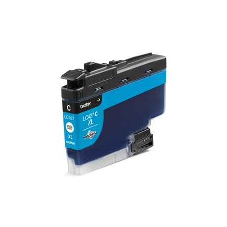 Brother LC427XLC - High capacity - cyan - original - ink cartridge - for Brother MFC-J4335, MFC-J4340, MFC-J4345, MFC-J4440, MFC-J4535, MFC-J4540 - 0