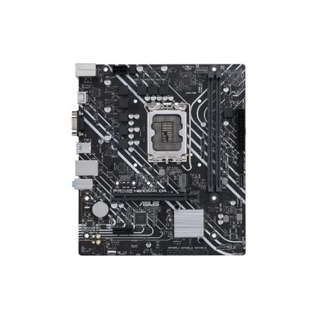 ASUS PRIME H610M-K D4 - Motherboard - micro ATX - LGA1700 Socket - H610 Chipset - USB 3.2 Gen 1, USB 3.2 Gen 2 - Gigabit LAN - onboard graphics (CPU required) - HD Audio (8-channel) - 0