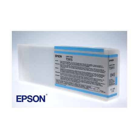 Epson T5915 - 700 ml - light cyan - original - ink cartridge - for Stylus Pro 11880, Pro 11880 AGFA, Pro 11880 Xerox - 0