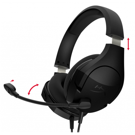 HyperX Cloud Stinger Core - Gaming - Headset - full size - wired - 3.5 mm jack - black - for Victus by HP Laptop 15, 16; Laptop 14, 15, 17; Pavilion x360 Laptop; Pro 290 G9 - 4