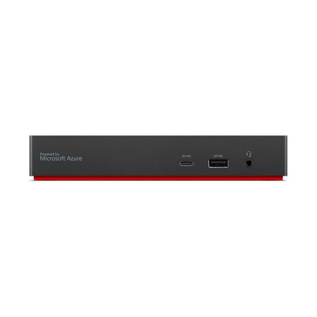 Lenovo ThinkPad Universal USB-C Dock - Docking station - USB-C - HDMI, 2 x DP - GigE - 90 Watt - CRU - Europe - 2
