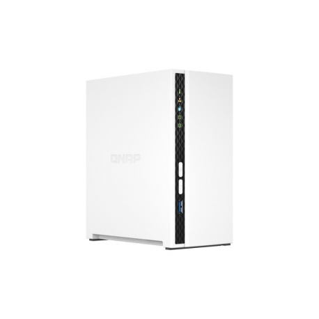 QNAP TS-233 - NAS server - 2 bays - SATA 6Gb / s - RAID 0, 1, JBOD - RAM 2 GB - Gigabit Ethernet - iSCSI support - 0