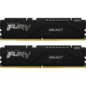 Kingston FURY Beast - DDR5 - kit - 64 GB: 2 x 32 GB - DIMM 288-pin - 5600 MHz / PC5-44800 - CL40 - 1.25 V - unbuffered - on-die ECC