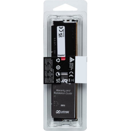 Kingston FURY Beast - DDR5 - module - 32 GB - DIMM 288-pin - 5200 MHz / PC5-41600 - CL40 - 1.25 V - unbuffered - on-die ECC - 5
