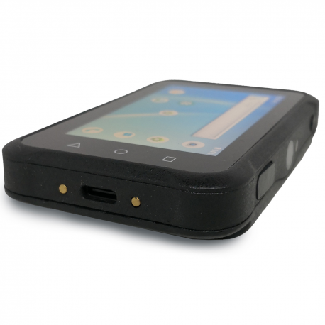 Unitech WD200 - Data collection terminal - rugged - Android 10 - 32 GB - 3.1" colour TFT (800 x 480) - rear camera - barcode reader - (2D imager) - USB host - Wi-Fi 5, NFC, Bluetooth - 2