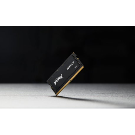 Kingston FURY Impact - DDR5 - module - 16 GB - SO-DIMM 262-pin - 4800 MHz  /  PC5-38400 - CL38 - 1.1 V - unbuffered - on-die ECC - 4
