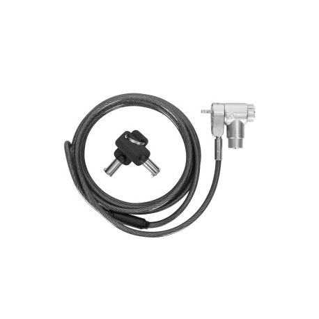 Targus DEFCON Ultimate - Security cable lock - universal keyed, with adaptable lock head - silver - 2 m (pack of 25) - 1