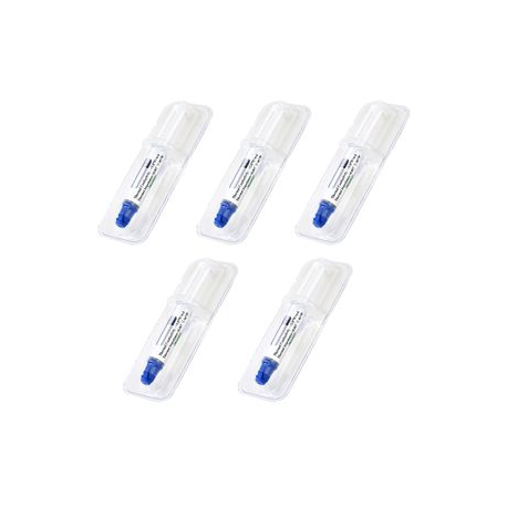 StarTech.com Thermal Paste, High Performance Thermal Paste, Pack of 5 Re-sealable Syringes (1.5g / each), Metal Oxide Heat Sink Compound, CPU Thermal Paste, Thermal Glue, RoHS / CE - GPU Grease (SILV5-THERMAL-PASTE) - Thermal paste - high performance (pack of 5) - 5