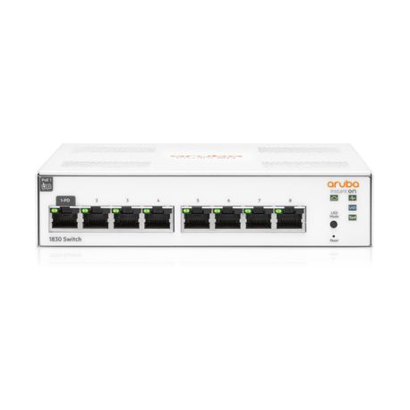 HPE Aruba Instant On 1830 8G Switch - Switch - smart - 8 x 10 / 100 / 1000 - desktop - 0