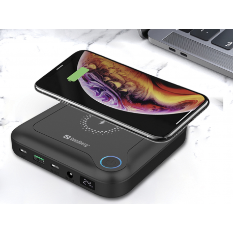 Sandberg All-in-1 - Power bank - 24000 mAh - 3